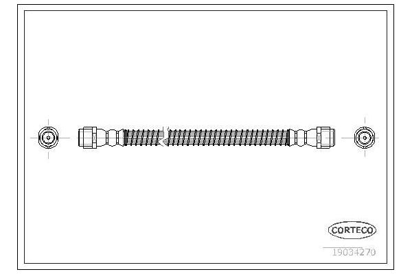 Fren Hortumu Arka Sağ veya Sol Volkswagen Touareg (7P5)(01.2010->2014)  KRAFTVOLL 07080478
