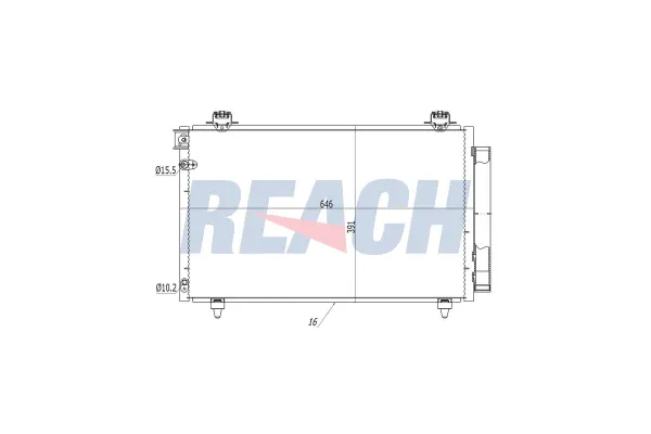 Klima Radyatörü  MAHER 10884
