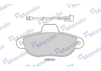 Fren Disk Balata Ön MANDO MBF015497  MBF015497 9947976 0000009947976 9949183 0000009949183 71754214 0000071754214 5892736 5892737 71737178 71737179 71769056 77362185 77362245 77362267 77362479 9948031 9948045 9948054 09948031 9947468