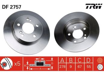 Fren Disk Ayna Arka Sağ ve Sol TRW DF2757  A2034230112 5098066AA 05098066AA 5098065AA 68031811AA 2034230012 203 423 00 12 2034230112 203 423 01 12 2104230112 210 423 01 12 2104230412 210 423 04 12 2104230912 210 423 09 12 A2034230012 A 203 423 00 12 A 203 423 01 12 A2104230112 A 210 423 01 12 A2104230412 A 210 423 04 12 A2104230912 A 210 423 09 12