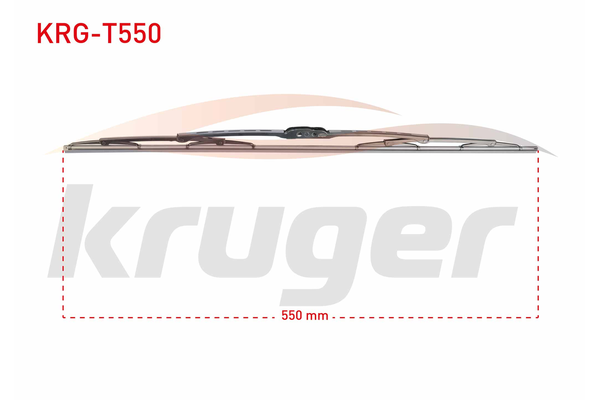 Silecek Süpürgesi Ön Telli Tip 550/550 mm - 22/22 inç KRUGER T550