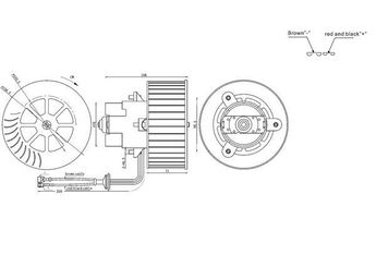 Kalorifer Motoru  MAHLE AB 6 000S  1808093 1808091 90541100 90541102 90542189 1808098 01 808 098 1808081 18 08 081 18 08 091 18 08 093 90 54 1102 90 542 189 90487560