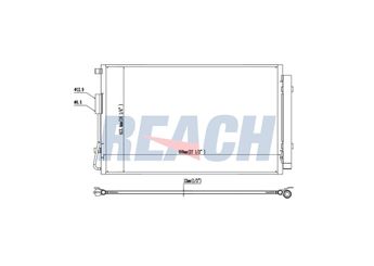 Klima Radyatörü  ORİS CHY873016  976062W500 976062W501 97606-2W500