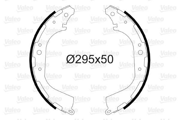 Fren Pabuçlu Balata Arka Nissan Pathfinder (R50)(07.1997->)  VALEO 564205