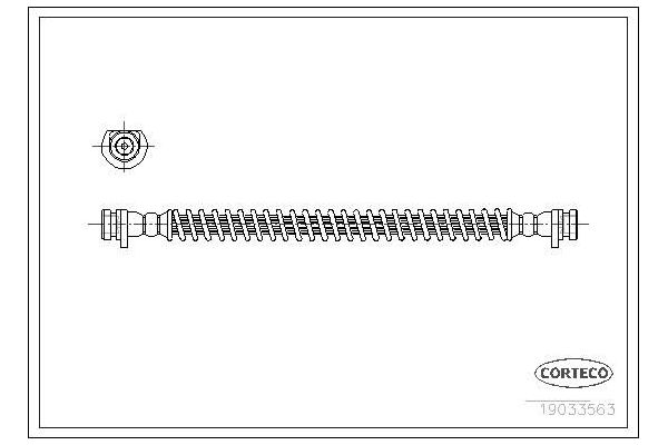Fren Hortumu Ön Sağ veya Sol CAVO C900 815A