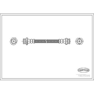 Fren Hortumu Arka Sağ veya Sol CAVO C901 579A