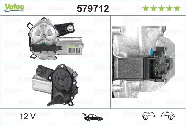Silecek Mekanizma Motoru Arka Toyota Aygo (KGB/WNB)(2005->)  VALEO 579712