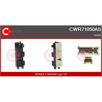 Cam Açma Düğmesi Ön Sol BSG 63-860-001