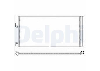 Klima Radyatörü  DELPHI TSP0225638  921100002R TSP0225638 92110-0002R 9211 000 02R