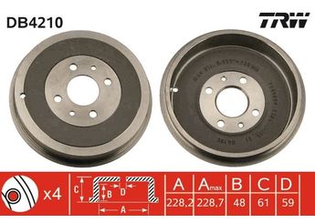 Kampana Arka Sağ ve Sol FRENBU 33740  51816526 60810025 60814839 7569600 7769850 7763353 0000060814839 0060810025