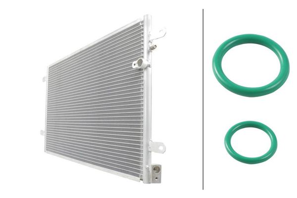 Klima Radyatörü  Audi A6 Sedan (4F2)(03.2004->)  HELLA 8FC 366 221-501