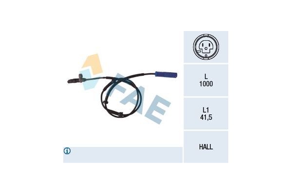 Abs Sensörü Arka Sağ veya Sol FAE 78076