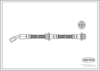 Fren Hortumu Ön Sağ veya Sol FROW 561.1112.101  462105F006