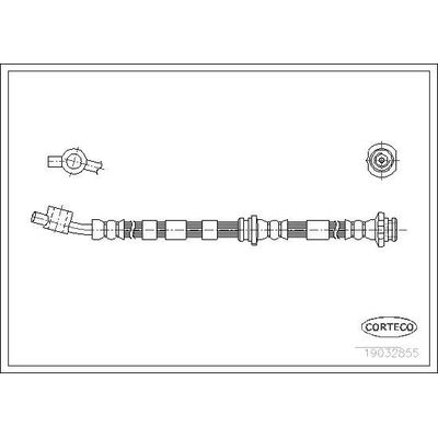 Fren Hortumu Ön Sol Nissan Primera Traveller [SW] (WP11)(06.1999->)  CAVO C900 539A