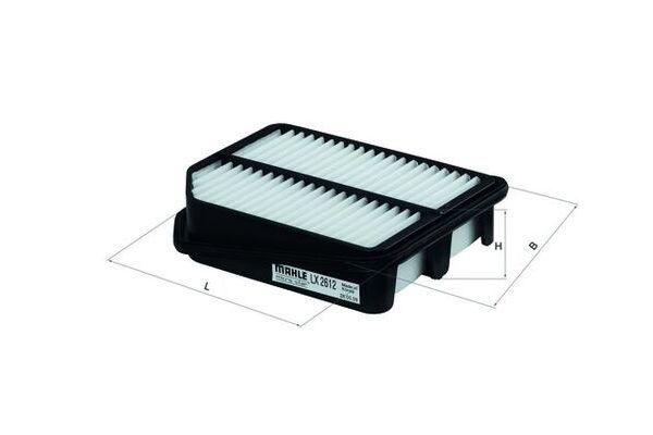 Hava Filtresi  Suzuki Grand Vitara (JB/JT)(2005->)  MAHLE LX 2612