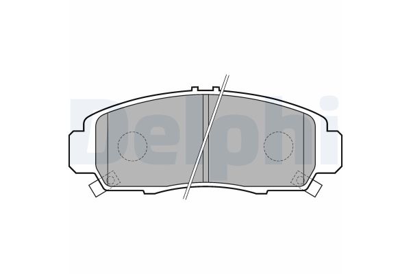 Fren Disk Balata Ön Honda Logo (GA3)(01.1999->)  DELPHI LP1704