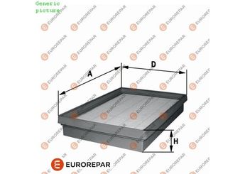 Hava Filtresi  EUROREPAR 1680335080  165460U800 16546-0U800 165460U80A 16546-0U80A 1654641B00 16546-41B00 16546AX600 16546-AX600 16546AX60A 16546-AX60A