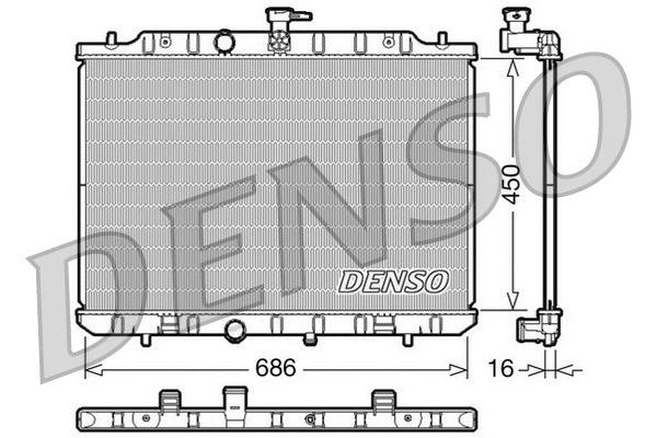 Su Radyatörü  DENSO DRM46009