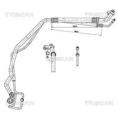 Klima Hortumu  Opel Adam (2012->)  PSA ORJINAL 13356380