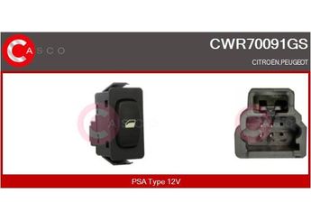 Cam Açma Düğmesi Ön Sol PSA ORJINAL 6554P6  6554P6