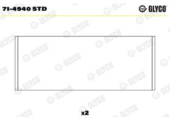 Kol Yatak (STD)  GLYCO 71-4940 STD  714940STD 121104560 121105078 121105714 121107993 121113021 121114078 121115726 121117367