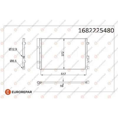 Klima Radyatörü  Hyundai i20 Active (GB)(12.2015->)  EUROREPAR 1682225480