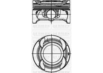 Piston (83.00MM-STD)  YENMAK 31-30119-000  A2740302317