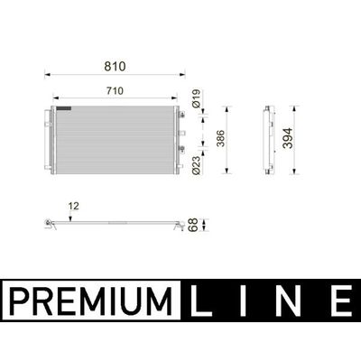 Klima Radyatörü  Ford Kuga (2020->)  MAHLE AC 1208 000P