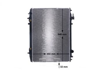 Su Radyatörü  MAHLE CR 1692 000S  21410EB00B 21410 EB30A EB31A 21410EB31B 21460 21460EB31A EB31B 1484186 5M348005AB