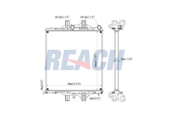 Su Radyatörü  DENSO DRM12009  DRM12009 5801255814 5801255844
