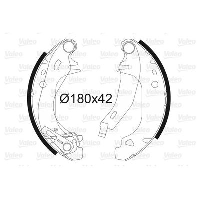 Fren Pabuçlu Balata Arka Peugeot 309 (02.1986->)  VALEO 562109