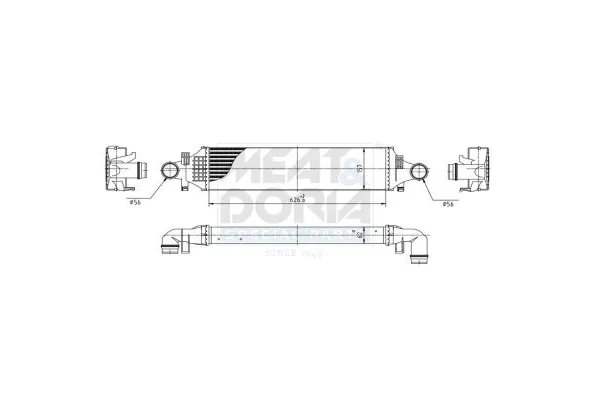 Turbo Radyatörü  Mercedes GLA -Serisi (BM 156)(03.2014->)  MGA 80820