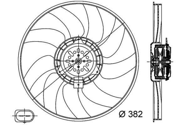 Radyatör Fan ve Motoru  MAHLE CFF 312 000S