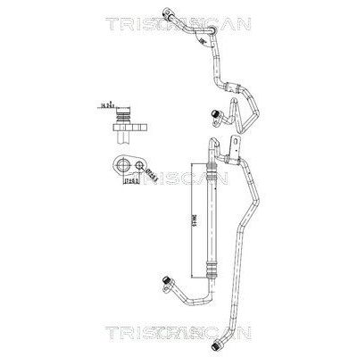 Klima Hortumu  Citroen C3 (04.2002->)  KRAFTVOLL 19013147