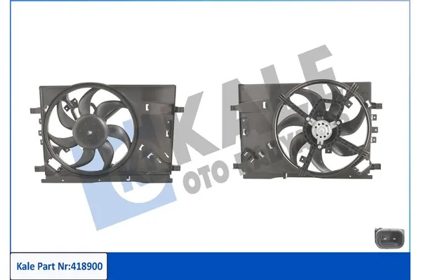 Radyatör Fan ve Motoru  KALE 418900