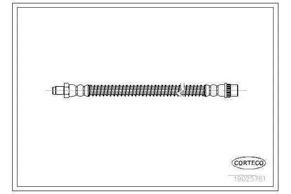 Fren Hortumu Ön Sağ veya Sol Peugeot 806 (01.1994->)  FROW 252.1112.001