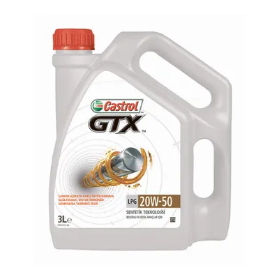 Motor Yağı (3 Lt) GTX LPG 20W-50  CASTROL 132806