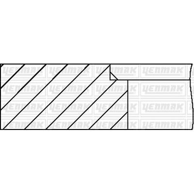 Segman (81.26MM-STD)  YENMAK 91-09318-025
