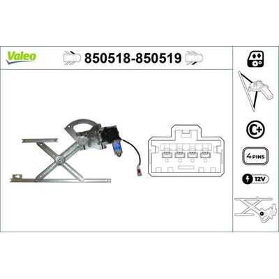 Cam Krikosu Ön Sol VALEO 850518