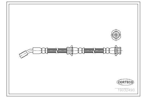 Fren Hortumu Ön Sağ veya Sol FROW 561.1117.006