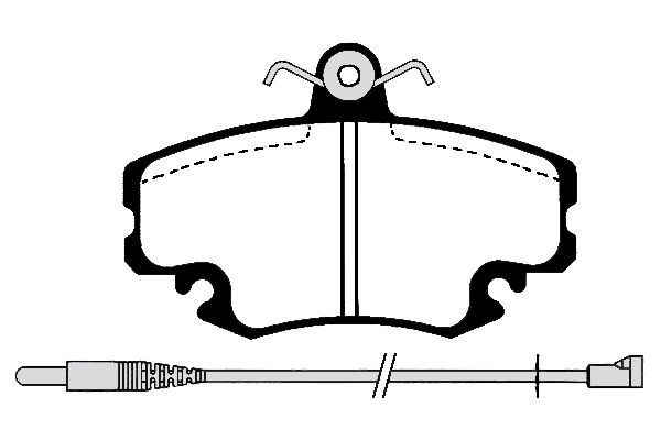 Fren Disk Balata Ön Renault Symbol II (2008->)  RENAULT ORJINAL 8671095205