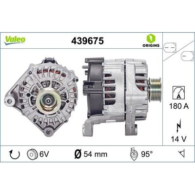 Alternatör  VALEO 439675
