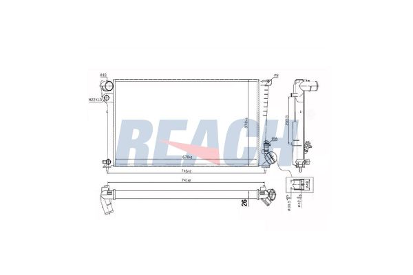 Su Radyatörü  RADISEN RR 61326