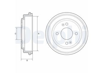 Kampana Arka Sağ veya Sol DELPHI BF551  584111C000 584111C010