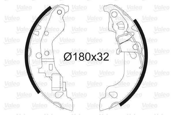 Fren Pabuçlu Balata Arka VALEO 562990