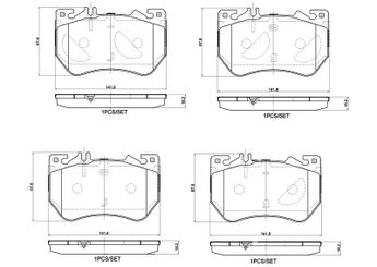 Fren Disk Balata Ön BREMBO P 50 180  P50180 P 50 180 4200404 0004200404 4200504 0004200504 4210302 0004210302 4213802 0004213802 A0004200404 A0004200504 A0004210302 A0004213802
