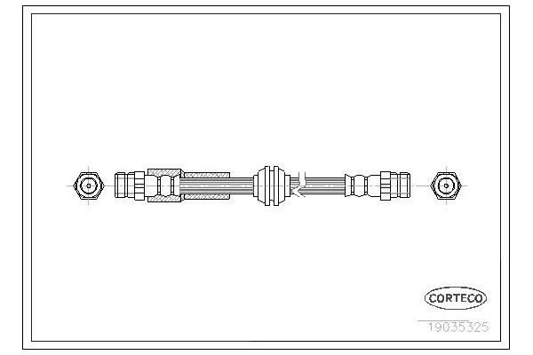 Fren Hortumu Arka Sağ veya Sol CAVO C900 127