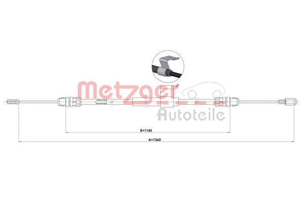 El Fren Teli Arka Sol Ford Transit Kamyonet (TTG)(2013->2019)  FORD ORJINAL KK312A809FA