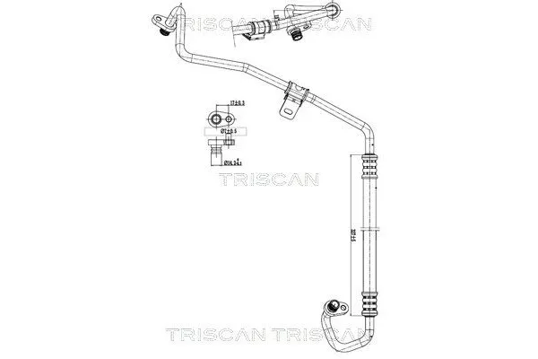 Klima Hortumu  Citroen C5 Aircross (08.2018->)  PSA ORJINAL 9675103780