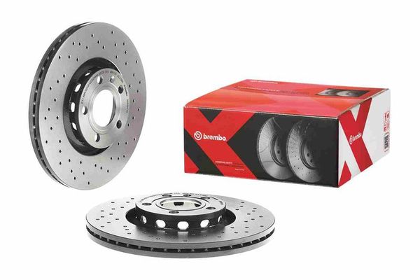 Fren Disk Ayna Ön Sağ ve Sol Audi A4 Sedan (8E)(04.2003->)  BREMBO 09.8690.1X
